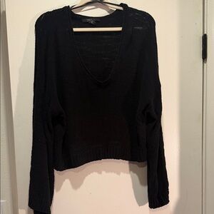 Forever 21 Black and White Knit Sweater